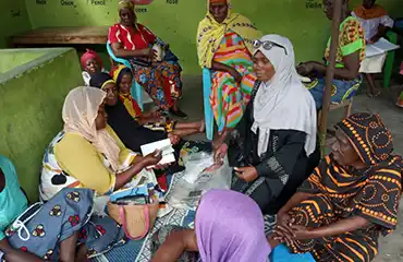 Support for widows and teen mothers